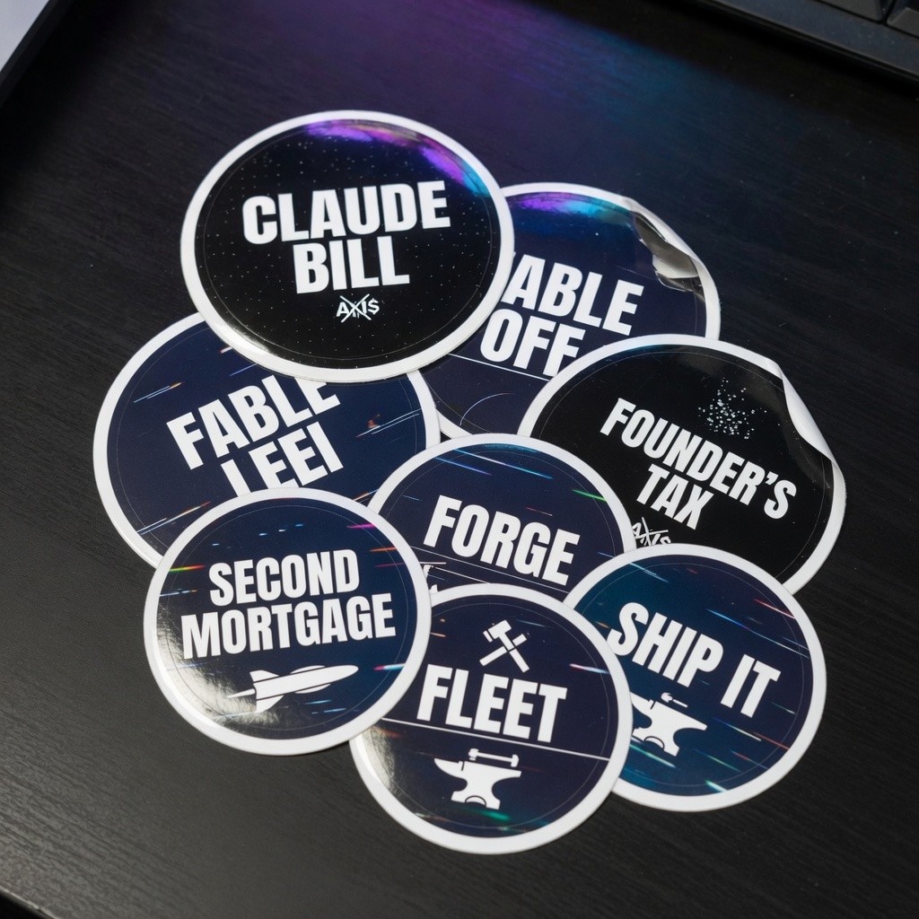 Founder Coping Stickers