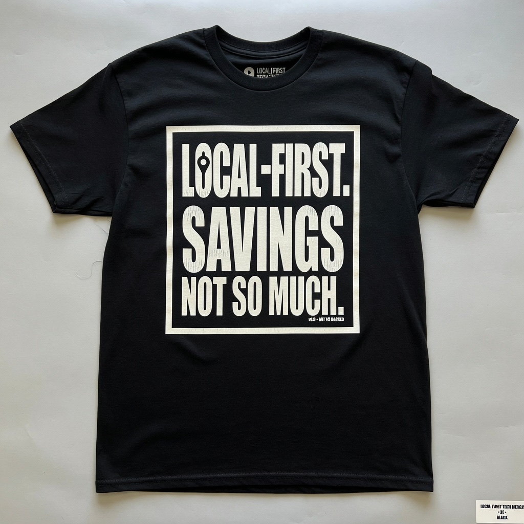 Local-First Broke Tee