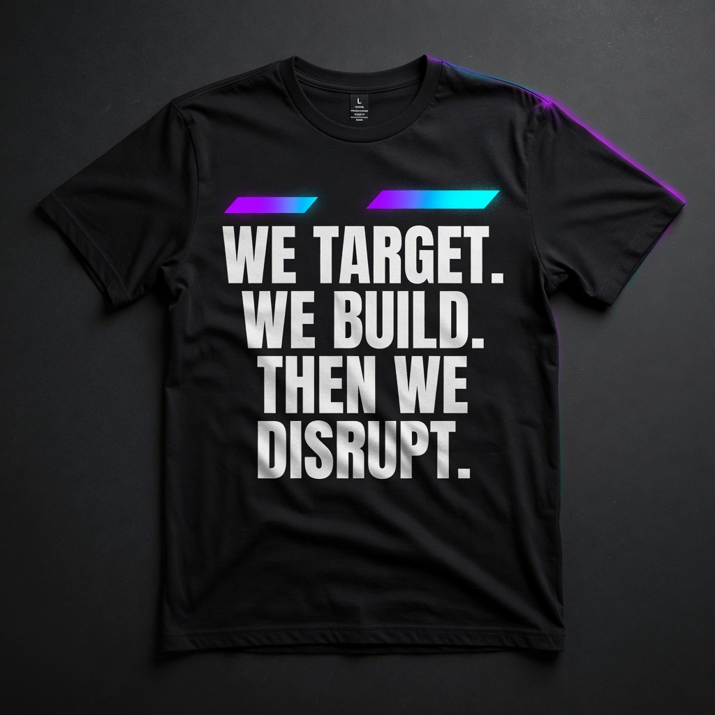 Target · Build · Disrupt Tee